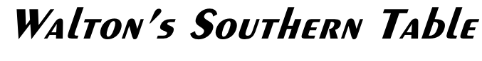 Walton’s Southern Table
